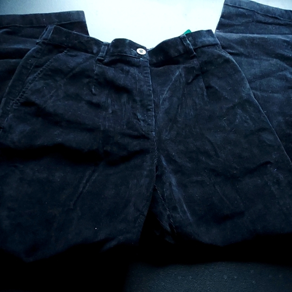 NWT L.L. Bean corduroy jeans black